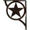 Ekena Millwork Austin Wrought Iron Bracket, (Triple center brace), Antiqued Brass 2"W x 7 1/2"D x 10"H BKTM02X07X10TAUABS - alternate 2